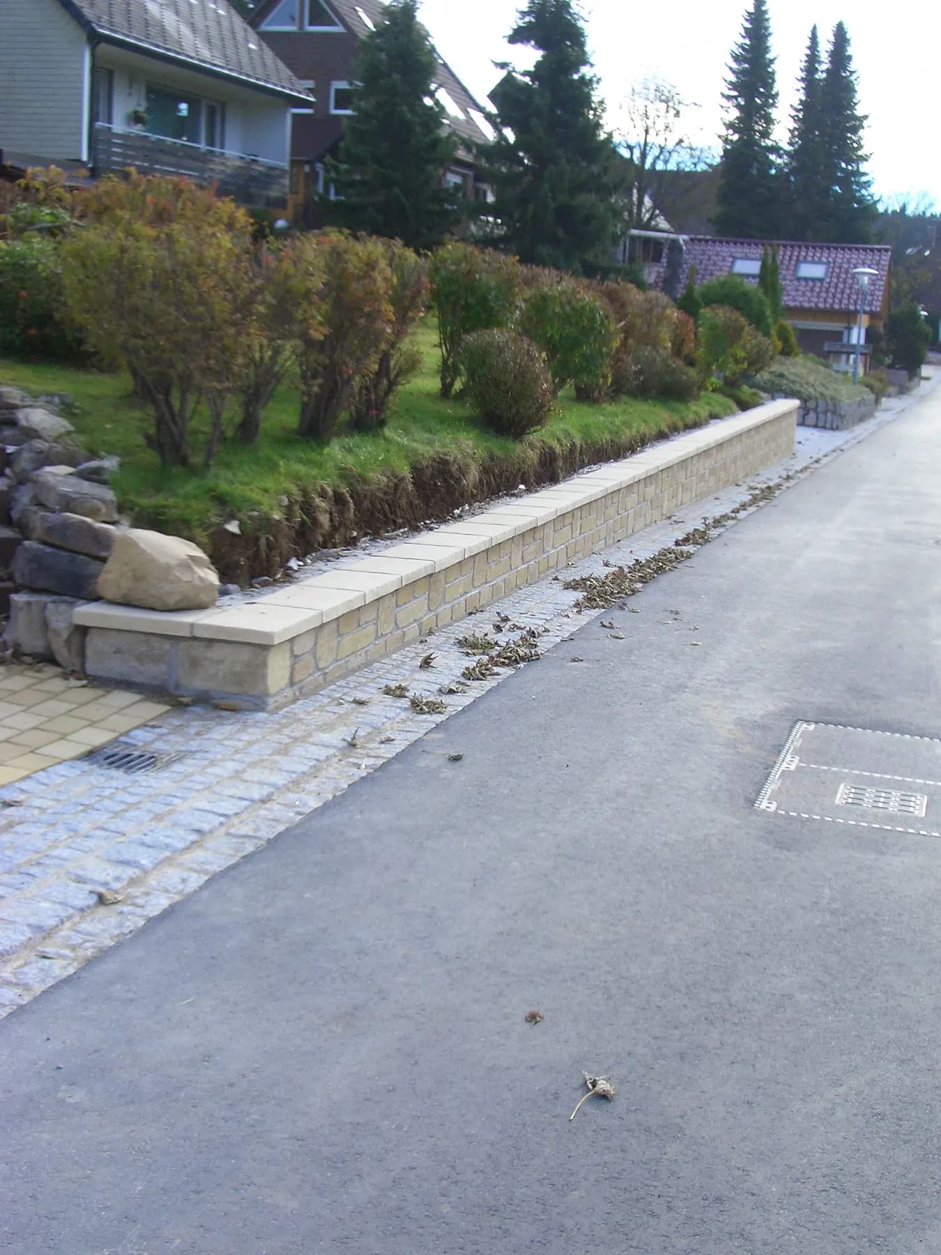 Arbeitsbeispiel Gartenmauern